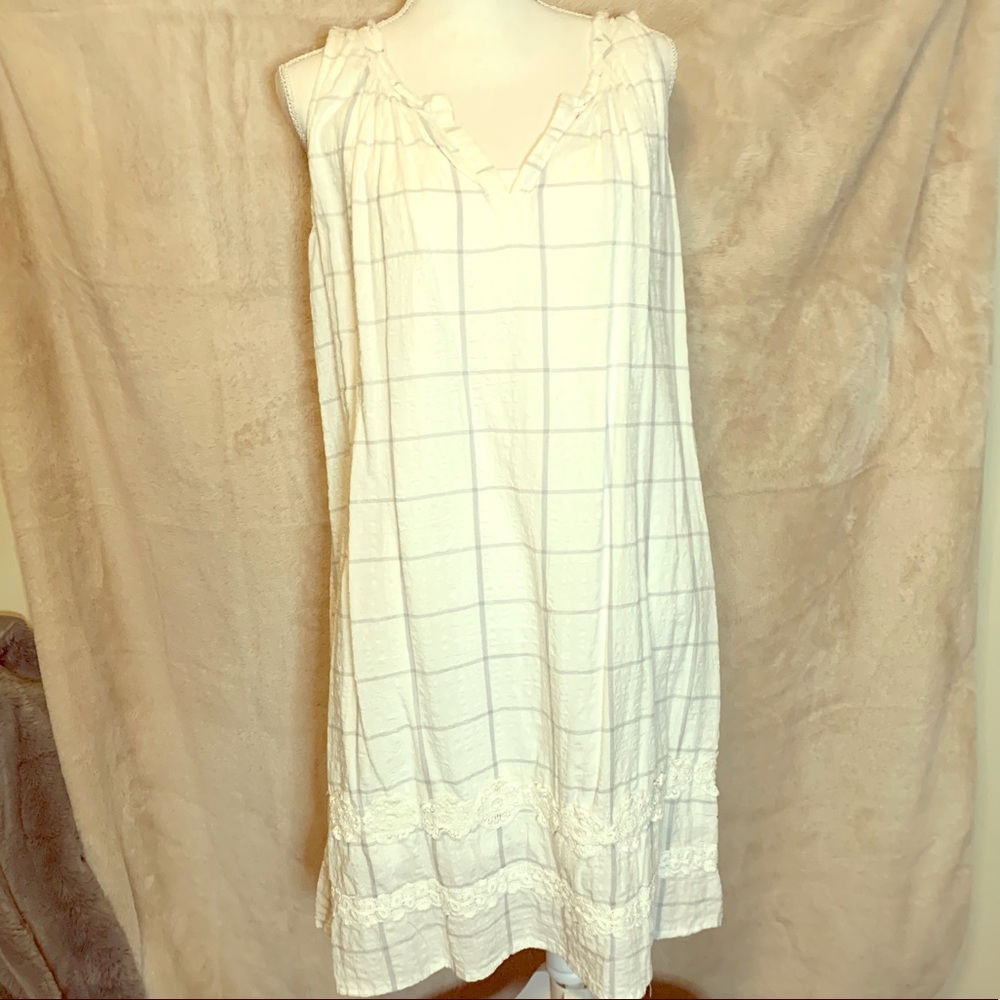 Tank top layered shabby chic dress